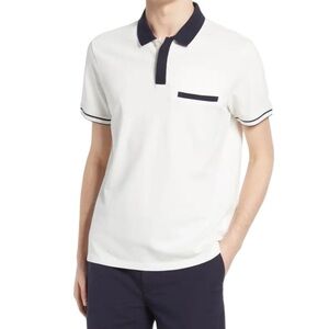 Club Monaco welt pocket White Polo shirt